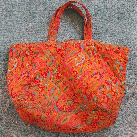 Vera Bradley Handbags - Large Orange Sorbet Bag